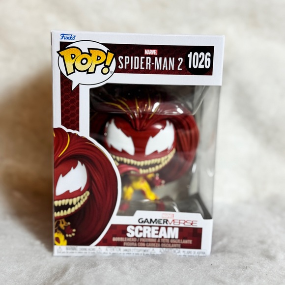 FUNKO POP! Marvel Gamerverse Spider-Man 2 - Scream (Mary Jane) Vinyl Figure- NEW - Picture 2 of 6